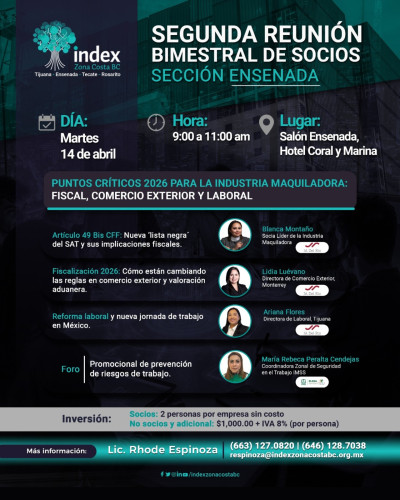 Puntos críticos 2026 para la industria maquiladora: Fiscal, comercio exterior y laboral