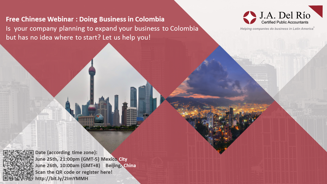 Webinar: Doing Business in Colombia  - Chinese