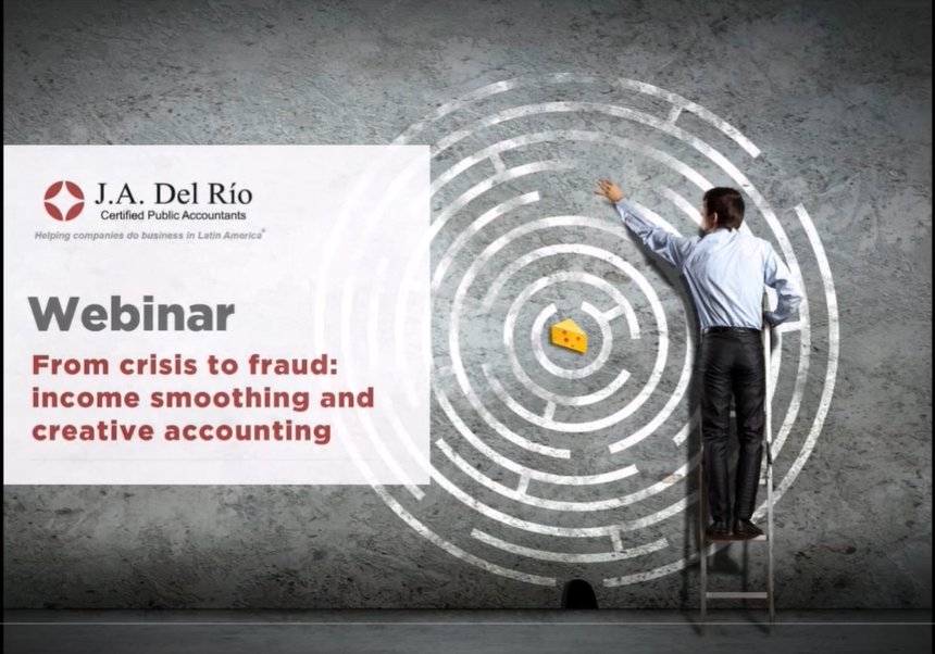 Webinar: From crisis to fraud. Income smoothing and creative accounting